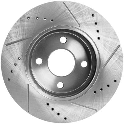 Rareelectrical - New Vented Brake Disc Compatible With Chevrolet Pontiac Saturn G5 Gt 4 Cyl 2.2L G5 Se 4 Cyl 2.2L - Image 4