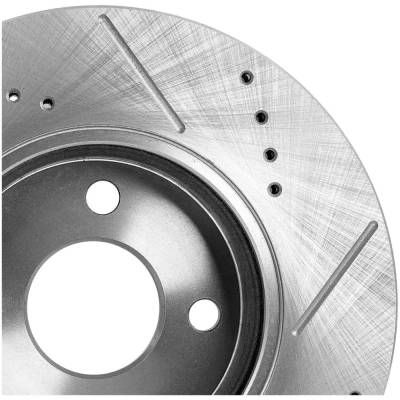 Rareelectrical - New Vented Brake Disc Compatible With Chevrolet Pontiac Saturn G5 Gt 4 Cyl 2.2L G5 Se 4 Cyl 2.2L - Image 7