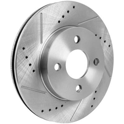 Rareelectrical - New Vented Brake Disc Compatible With Chevrolet Pontiac Saturn Ion 1 4 Cyl 2.2L Cobalt Lt Team - Image 2
