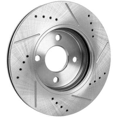 Rareelectrical - New Vented Brake Disc Compatible With Chevrolet Pontiac Saturn Ion 1 4 Cyl 2.2L Cobalt Lt Team - Image 5