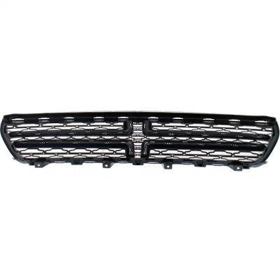 Rareelectrical - New Textured Satin Nickel Grille Assembly Compatible With Dodge Charger Gt 6 Cyl 3.6L Charger Sxt - Image 5