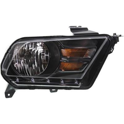 Rareelectrical - Headlight Compatible With 2010-2014 Ford Mustang 3.7L 4.0L V6 Duratec Right Passenger Side Halogen - Image 1