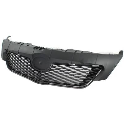 Rareelectrical - New Painted Black Grille Assembly Compatible With Toyota Corolla Base 4 Cyl 1.8L Corolla Ce 4 Cyl - Image 2