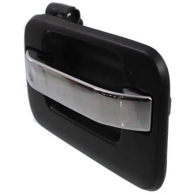 Rareelectrical - Rear Passenger Side Exterior Door Handle Compatible With 2004-2014 Ford F-150 Chrome Lever With - Image 2
