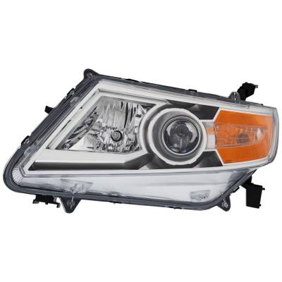 Rareelectrical - Headlight Compatible With 2011-2013 Honda Odyssey 3.5L V6 J35a7/J35z8 Left Driver Side Halogen - Image 1
