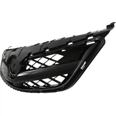 Rareelectrical - New Painted Black Grille Assembly Compatible With Toyota Corolla S 4 Cyl 1.8L Corolla L 4 Cyl 1.8L - Image 2