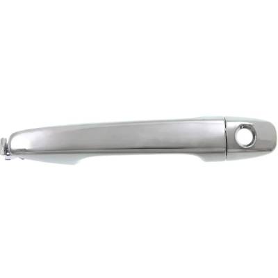 Front Left (Driver Side) Exterior Door Handle Compatible With 2011-2022 Toyota Sienna Chrome With