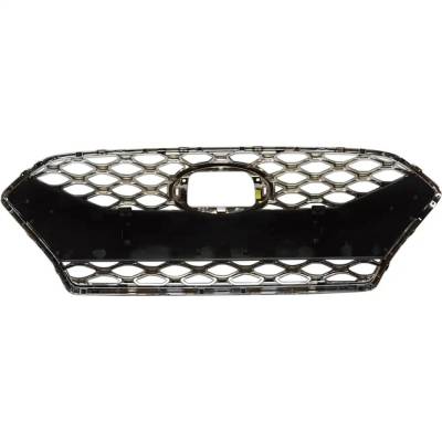 RAREELECTRICAL - New Chrome Grille Assembly Compatible With Hyundai Sonata Sport 4 Cyl 2.4L Sonata 2.0T Sport 4 Cyl - Image 5