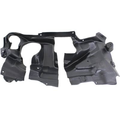 Inner Fender Splash Shield Compatible With 2009-2019 Bmw 528I 535D 535I Left Driver Side 2.0L 4-Cyl
