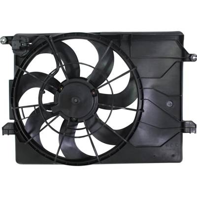Rareelectrical - New Radiator Cooling Fan Assembly Compatible With Hyundai Kia Sportage Base 4 Cyl 2.4L Tucson L 4 - Image 1