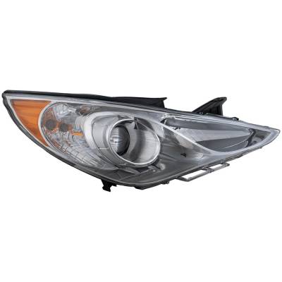 Rareelectrical - New Headlight Compatible With 2011-2014 Hyundai Sonata 2.4L 2.0L I4 Right Passenger Side Halogen - Image 3