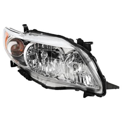 Rareelectrical - New Headlight Compatible With 2009-2010 Toyota Corolla 1.8L I4 Right Passenger Side Halogen - Image 2