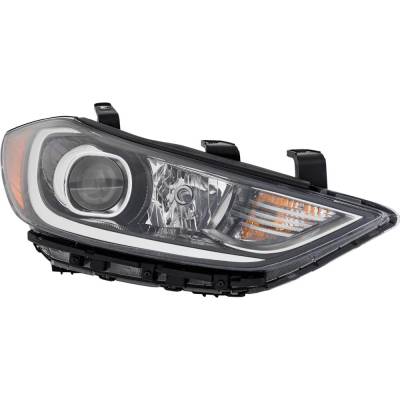 New Headlight Compatible With 2017-2018 Hyundai Elantra 2.0L 1.4L I4 Right Passenger Side Xenon