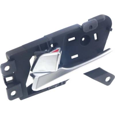 Rareelectrical - Front Or Rear Driver Side Interior Door Handle Compatible With 2015-2017 Hyundai Sonata Silver With - Image 2