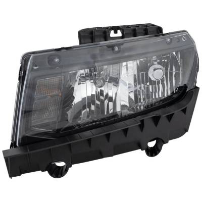 Rareelectrical - Headlight Compatible With 2014-2015 Chevrolet Camaro 3.6L 6.2L V6 Lfx L99/Ls3 Lsa Left Driver Side - Image 2