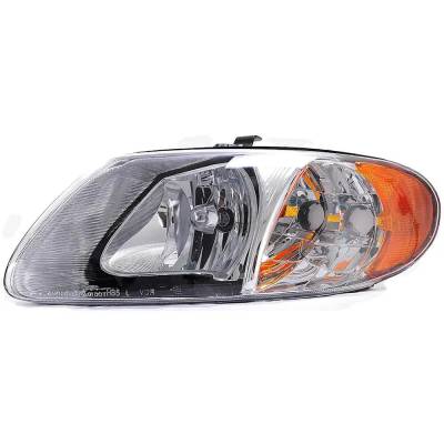 New Left Headlight Compatible With Chrysler Dodge Voyager Base 6 Cyl 3.3L Town & Country Ex 6 Cyl