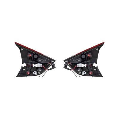 Rareelectrical - New Inner Tail Light Pair Fits Nissan Rogue S Sl Sv 2017-18 Ni2803115 265556Fl5a - Image 2