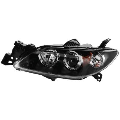 Rareelectrical - Headlight Compatible With 2004-2009 Mazda 3 2.0L 2.3L I4 Left Driver Side Halogen M100154q 156Hp - Image 1