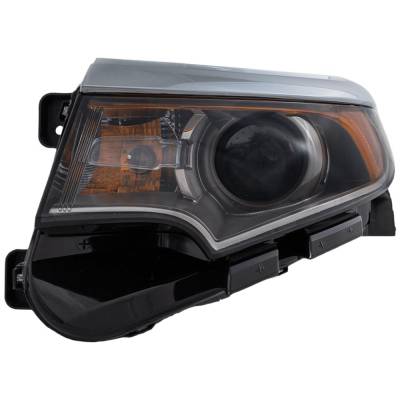 Rareelectrical - Headlight Compatible With 2011-2014 Ford Edge 3.5L 2.0L V6 Duratec Left Driver Side Halogen - Image 2