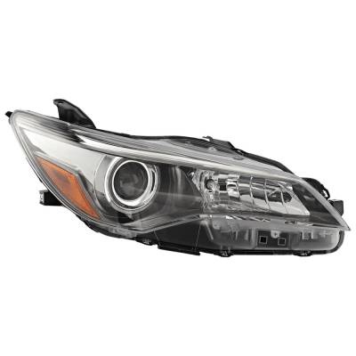 Rareelectrical - New Headlight Compatible With 2015-2017 Toyota Camry 2.5L 3.5L I4 Right Passenger Side Halogen - Image 1