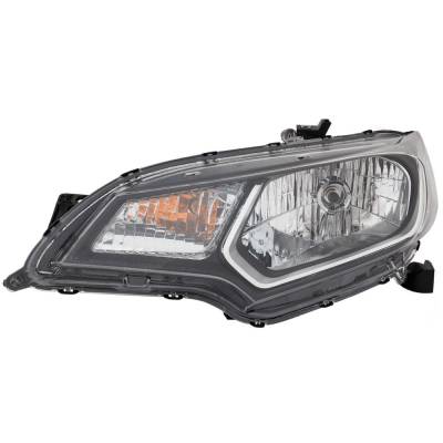 Rareelectrical - Headlight Compatible With 2015-2017 Honda Fit 1.5L I4 L15b Left Driver Side Halogen Reph100364q - Image 1