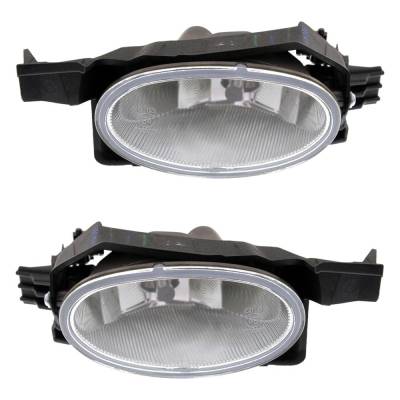 Rareelectrical - New Pair Of Daytime Running Lights Compatible With Honda Odyssey 3.5L 2014 2015 2016 2017 By Part - Image 1