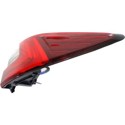 Rareelectrical - Tail Light Compatible With 2016-2018 Lexus Es300h Es350 3.5L 2.5L V6 Right Passenger Side Halogen - Image 3