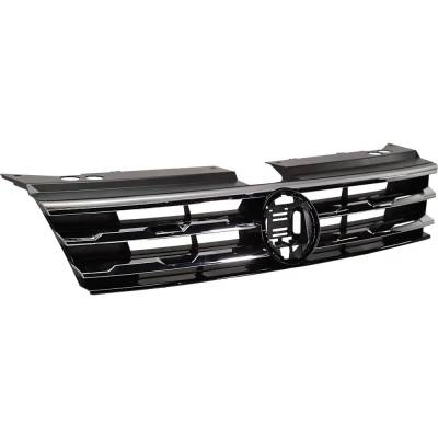 Rareelectrical - New Painted Black Grille Assembly Compatible With Volkswagen Tiguan United 4 Cyl 2.0L Tiguan - Image 3