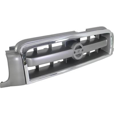 RAREELECTRICAL - New Chrome Shell Grille Assembly Compatible With Nissan Pathfinder Le 6 Cyl 3.5L Pathfinder Se 6 Cyl - Image 3
