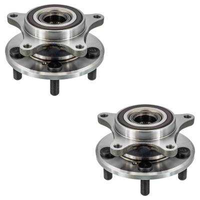 Rareelectrical - Pair Of Front Hub Bearing Assembly Compatible With 2017-2021 Honda Civic 5-Lug Abs 513421 Bolt-On - Image 2