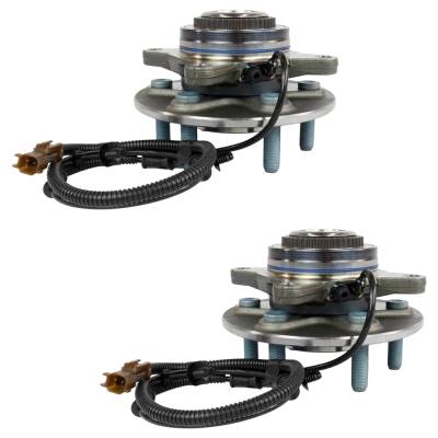Pair Of Wheel Bearing And Hub Assembly Compatible With 2015-2020 Ford F-150 4X4 Jl3z-1104-P Hub471