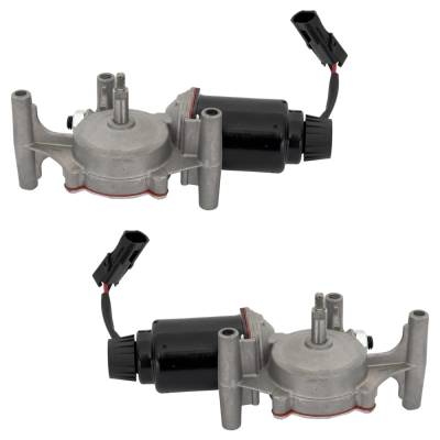 Rareelectrical - New Pair Of Headlight Motor Compatible With Pontiac Firebird Trans Am 6 Cyl 3.8L Fiero Se 4 Cyl 2.5L - Image 2