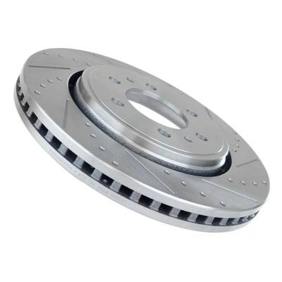 RAREELECTRICAL - New Cross-Drilled Brake Disc Compatible With Ford Lincoln Expedition Xlt 6 Cyl 3.5L F-150 Xl 6 Cyl - Image 8
