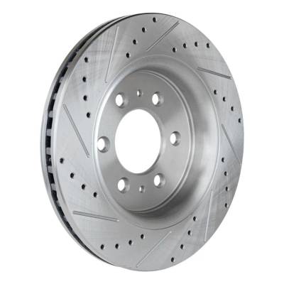 RAREELECTRICAL - New Cross-Drilled Brake Disc Compatible With Ford Lincoln Navigator L Select 6 Cyl 3.5L Navigator - Image 4