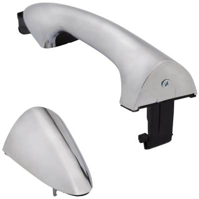 Rareelectrical - New Front Driver Side Exterior Door Handle Compatible With 2012-2017 Hyundai Accent Chrome Without - Image 4