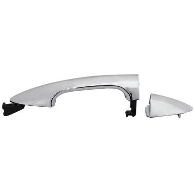 Rareelectrical - New Front Driver Side Exterior Door Handle Compatible With 2012-2017 Hyundai Accent Chrome Without - Image 5