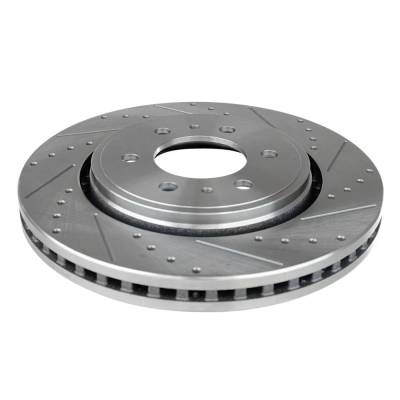 RAREELECTRICAL - New Cross-Drilled Brake Disc Compatible With Ford Lincoln Expedition Max Ssv 6 Cyl 3.5L Navigator L - Image 7