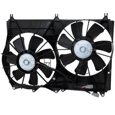 New Dual Cooling Fan Assembly Compatible With Suzuki Grand Vitara Limited 6 Cyl 3.2L Grand Vitara