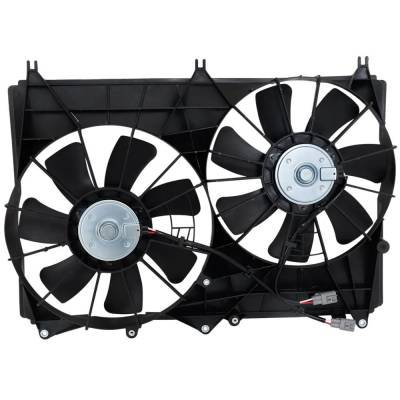 RAREELECTRICAL - New Dual Cooling Fan Assembly Compatible With Suzuki Grand Vitara Limited 6 Cyl 3.2L Grand Vitara - Image 2