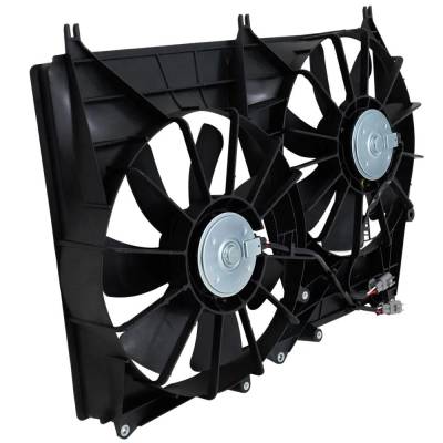 RAREELECTRICAL - New Dual Cooling Fan Assembly Compatible With Suzuki Grand Vitara Limited 6 Cyl 3.2L Grand Vitara - Image 3