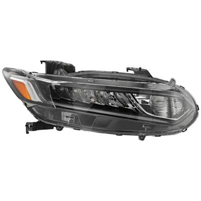 Rareelectrical - Headlight Compatible With 2018-2022 Honda Accord 1.5L 2.0L I4 L15be K20c4 Lfa Right Passenger Side - Image 1