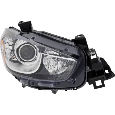 Headlight Compatible With 2013-2015 Mazda Cx-5 2.0L 2.5L I4 Pe-Vps Py-Vps Right Passenger Side Xenon