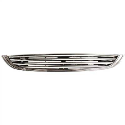 New Chrome Shell Grille Assembly Compatible With Mini Cooper Base 4 Cyl 1.6L Cooper S 4 Cyl 1.6L