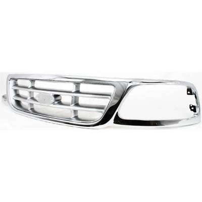 Rareelectrical - New Grille Assembly Compatible With Ford F-150 Heritage Xlt 8 Cyl 5.4L F-150 Xl 8 Cyl 4.6L F-150 Xl - Image 2