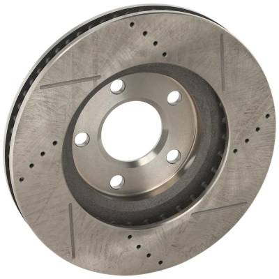 Rareelectrical - New Vented Brake Disc Compatible With Buick Cadillac Chevrolet Park Avenue Base 6 Cyl 3.8L Eldorado - Image 5