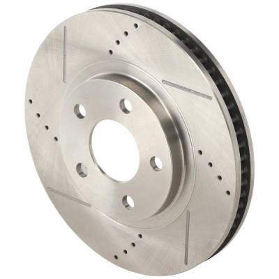 Rareelectrical - New Vented Brake Disc Compatible With Buick Cadillac Chevrolet Impala Ss 6 Cyl 3.8L Impala Base 6 - Image 2