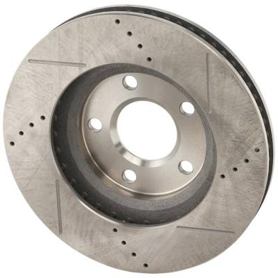 Rareelectrical - New Vented Brake Disc Compatible With Buick Cadillac Chevrolet Impala Ss 6 Cyl 3.8L Impala Base 6 - Image 6
