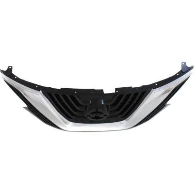 RAREELECTRICAL - New Chrome Shell Grille Assembly Compatible With Nissan Murano Sl 6 Cyl 3.5L Murano Sv 6 Cyl 3.5L - Image 4