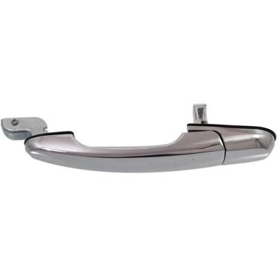 Rareelectrical - Rear Left (Driver Side) Exterior Door Handle Fits 2005-2009 Hyundai Tucson Chrome Without Key Hole - Image 4