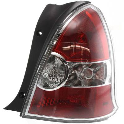 Tail Light Compatible With 2008-2011 Hyundai Accent 1.6L I4 G4ed Right Passenger Side Halogen